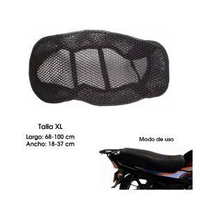 PROTECTOR DE SILLON TIPO MALLA XL PARA MOTO M4F001-2