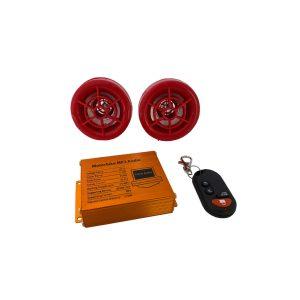 BOCINA BLUETOOTH Y ALARMA 2.5 PLG MP3 P/MOTO SD/USB GL-358