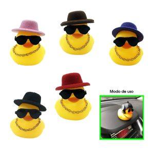 ADORNO PATO CON LENTES Y SOMBRERO 231923