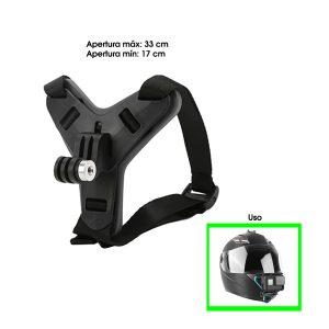 SOPORTE CAMARA PARA CASCO HQ971307-BLACK NEGRO