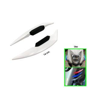 ROMPEVIENTOS P/MOTO 14 CM BLANCO HQ971313-WHITE