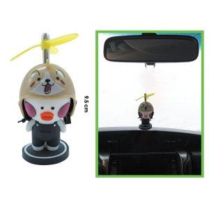 ADORNO P/CARRO HELICOPTER DOLL HULE/PLASTICO C/ADHESIVO2331019