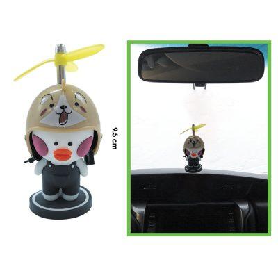ADORNO P/CARRO HELICOPTER DOLL HULE/PLASTICO C/ADHESIVO2331019
