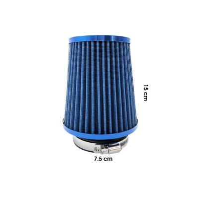 FILTRO DE AIRE AZUL 15CM BOQUILLA 7.5CM  2331026