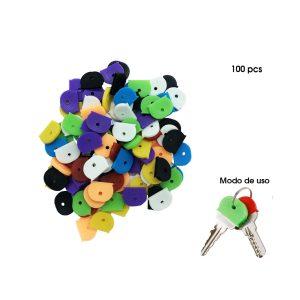 IDENTIFICADOR DE LLAVES C/FORRO CAPUCHON 100 PCS HQ2340701