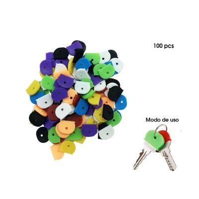 IDENTIFICADOR DE LLAVES C/FORRO CAPUCHON 100 PCS HQ2340701