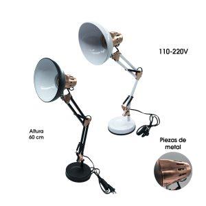 LAMPARA DE INGENIERO NEGRO Y BLANCO ROSE GOLD HQ2340702