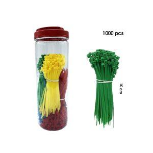 ABRAZADERA PLASTICA X 1000 PCS 2.5X100MM COLORES HQ2370611