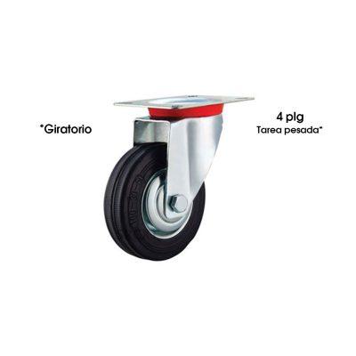 RODO PLATAFORMA GIRATORIO HEAVY DUTY DE 4"
