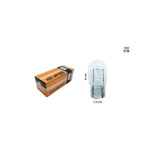 BOMBILLO T20 UN PUNTO12V 21W CLEAR CD-20C-1