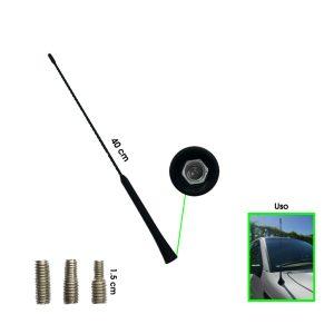 ANTENA DE REPUESTO NEGRA 40CM SY-TX0308C