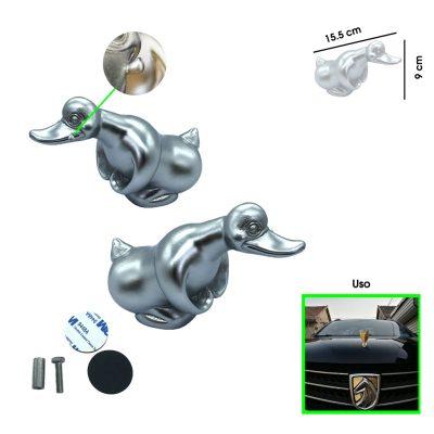 EMBLEMA P/CAPO DE CARRO PATO DUCK ABS 15.5X9XM 1213-2