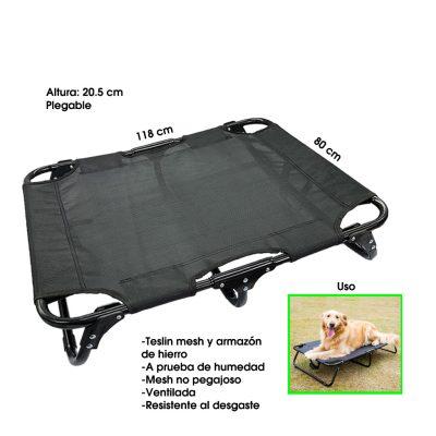 CAMA P/MASCOTA ELEVADA MALLA  X-LARGE 118X80X20.5CMCM MOB-4