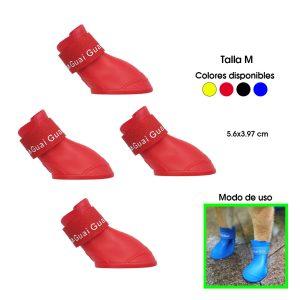 ZAPATOS PLASTICO P/MASCOTA  MEDIUM COLORES 0528A-2