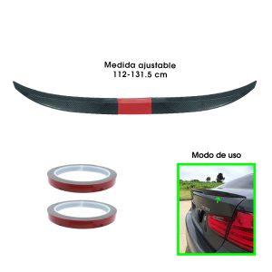 SPOILER TRASERO P/CARRO 3 PCS CARBON RED  SY-WY0056B