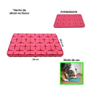 PLATO P/MASCOTA SILICON  ANTI ANSIEDAD GRANDE DAN-09-1