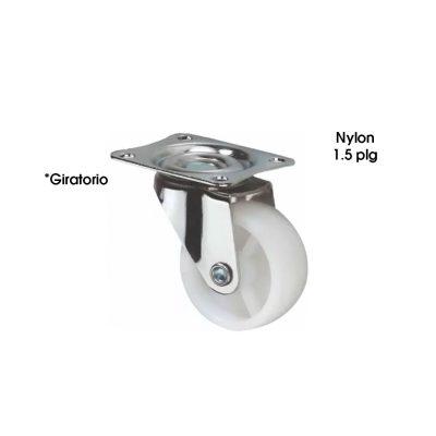 RODO GIRATORIO BLANCO 1.50 PLG (38MM) NYLON