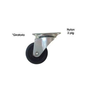 RODO PLATAFORMA GIRATORIO  2" NYLON