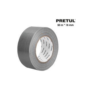 CINTA P/DUCTO 2 PULGADAS 5CM X 50MTS 0.16MM PRETUL