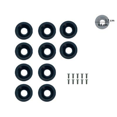 TORNILLOS RACING 10 PCS NEGRO