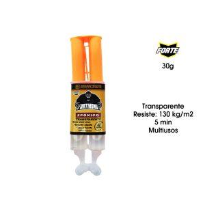 EPOXICO TRANSPARENTE 5 MINUTOS HASTA 130KG 30 GRAMOS  FOTIKONG