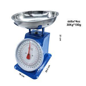 BALANZA DOMESTICA METALICA 30 KG CHAROLA 23897