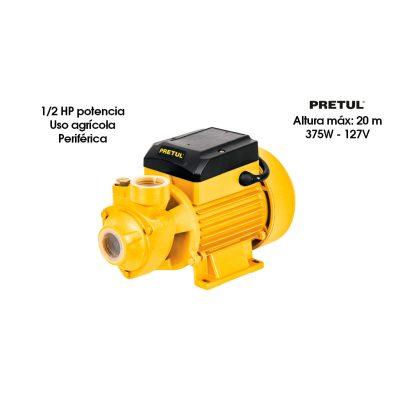 BOMBA DE AGUA PERIFERICA 1/2 HP PRETUL