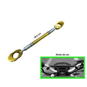 BARRA  ESTABILIZADORA MANUBRIO MOTOR DORADO 28.5CM