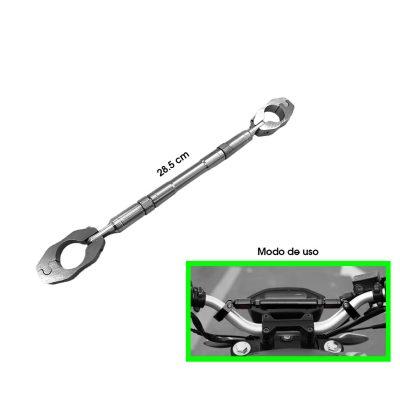 BARRA  ESTABILIZADORA MANUBRIO MOTOR SILVER