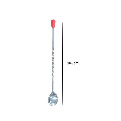 CUCHARA P/BARTENDER C/PUNTA ROJA 38.5CM ACERO INOX MH-3104/ACR74