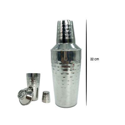 MEZCLADOR SHAKER P/BEBIDAS 550ML ACERO INOX MH-133/H ACR50