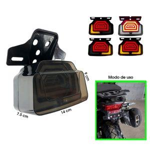 LAMPARA P/MOTO LED STOP Y PIDEAS BLANCA ROJA  AMBAR