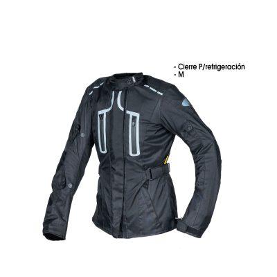 CHUMPA PROTECTORA P/MOTORISTA DAMA M LAYLA NEGRO ITALIKA