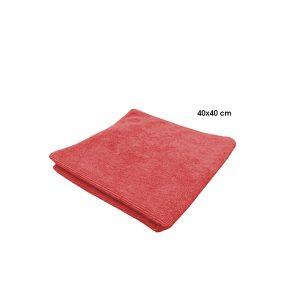 PAÑO LIMPIADOR DE MICROFIBRA 40X40 ROJO
