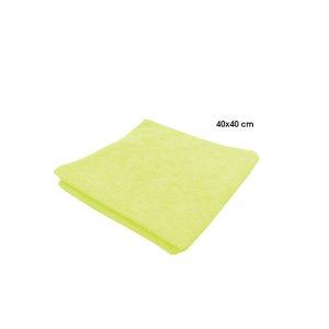 PAÑO LIMPIADOR DE MICROFIBRA 40X40 AMARILLO