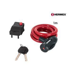 CANDADO P/BICICLETA 12MM 1 MT HERMEX