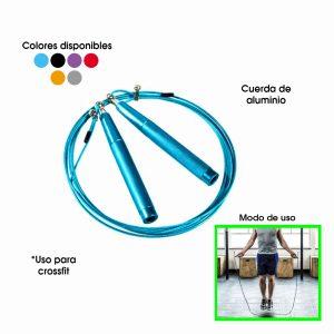 CUERDA METALICA PARA SALTAR CROSSFIT COLORES