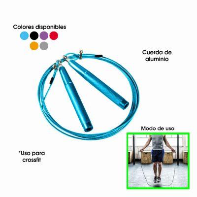 CUERDA METALICA PARA SALTAR CROSSFIT COLORES