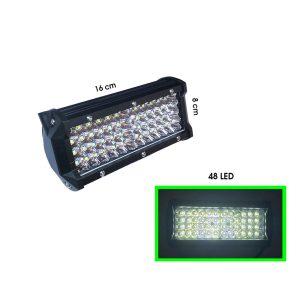 NEBLINERA LED BLANCA 48LED STROBO 16X8CM