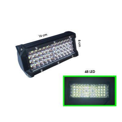 NEBLINERA LED BLANCA 48LED STROBO 16X8CM