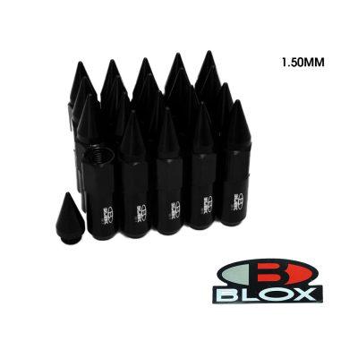 TUERCAS P/LLANTAS NEGRO MATE PUNTA 1.50MM 20 PCS