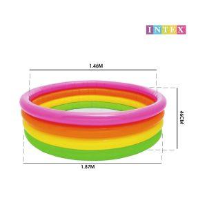 PISCINA INFLABLE INTEX 187X46CM MULTICOLOR