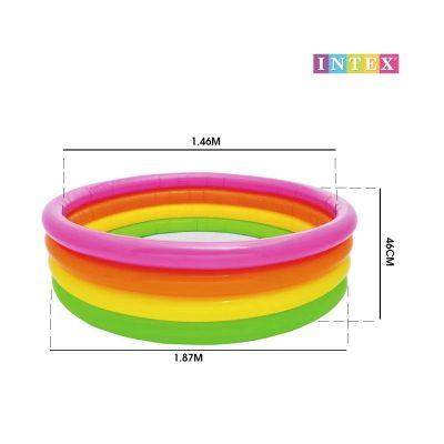 PISCINA INFLABLE INTEX 187X46CM MULTICOLOR