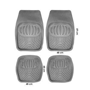 ALFOMBRA P/CARRO 4PC BANDEJA GRIS