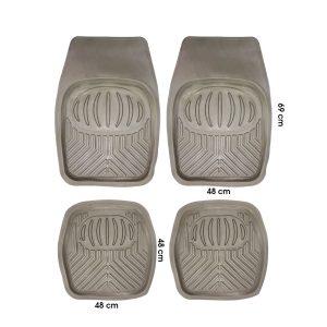 ALFOMBRA P/CARRO 4PC BANDEJA  BEIGE