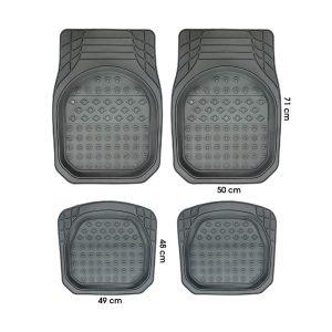 ALFOMBRA P/CARRO 4PC BANDEJA GRIS