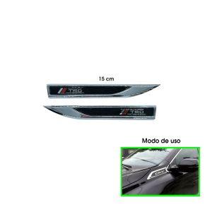EMBLEMA P/CARRO METALICO TRD 2 PCS