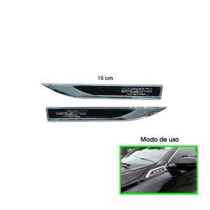 EMBLEMA P/CARRO METALICO MUGEN POWER  2 PCS