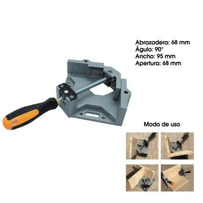 PRENSA ESQUINERA 68MM ANGULO DE 90 GRADOS 706B