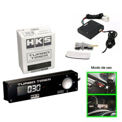 MARCADOR TURBO TIMER HKS BLANCO